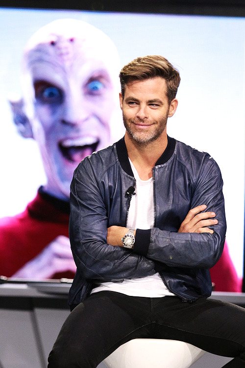 dailychrispine:  Chris Pine attends the Star Trek Beyond Fan Event at Paramount Pictures Studios on 