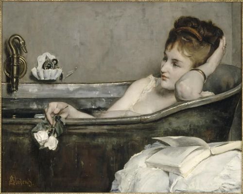 Alfred Émile Léopold Stevens- The Bath (c. 1867)