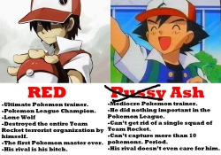 Tsuthetiger:  Dudinhas91:  Red Will Always Be Better Than Ash  What Provoked This