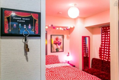 isquirtmilkfrommyeye:Check out this Nintendo themed Bed and Breakfast!