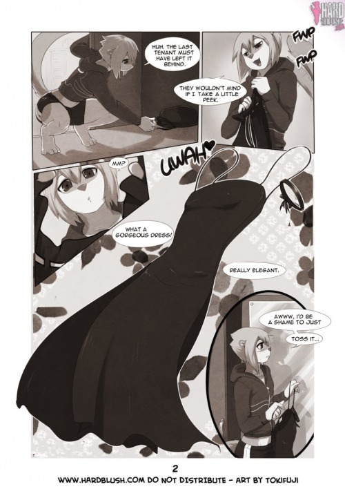 staysexytoonz:  18+ NSFW A Little Black Dress - Part 1 Artist/Author: Tokifuji Furry Friday!!! :D