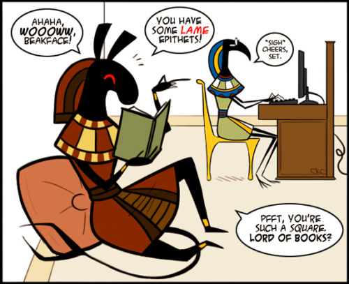 inonibird:Stick-Gods ~ Epithets of Thoth(alternate title: NO REALLY WHAT DOES THAT MEAN)