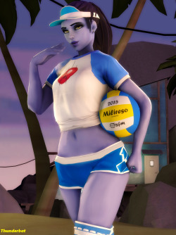 generalthunderbat:    Was inspired to make this when i saw this modelsheet of a sporty widow skin designed by SkinnyDevil  which you can check out here!   I might make the other variation sometime as well, which looks equaly as amazing but i just had