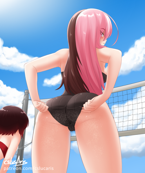 cslucaris - #258 - AdjustingThat swimsuit is tight, man.Lewder...