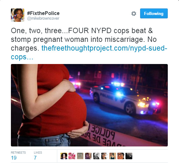 4mysquad:    4 Cops Beat Pregnant Woman, Stomping on Her Stomach During False Arrest,