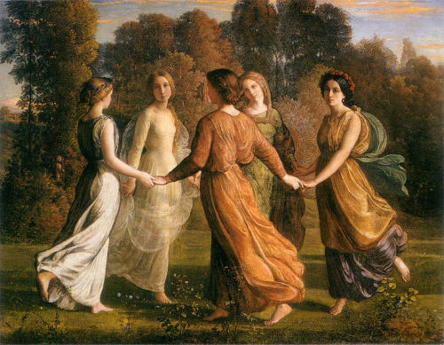 paintingispoetry: Louis Janmot, Le poème de l'âme: 13- Rayons de Soleil, ca. 1835-55