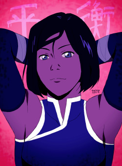 sherbies:  yes i’m aware that drawing korra’s haircut is soooo yesterday but short hair dont care  my love~ &lt;3 &lt;3 &lt;3