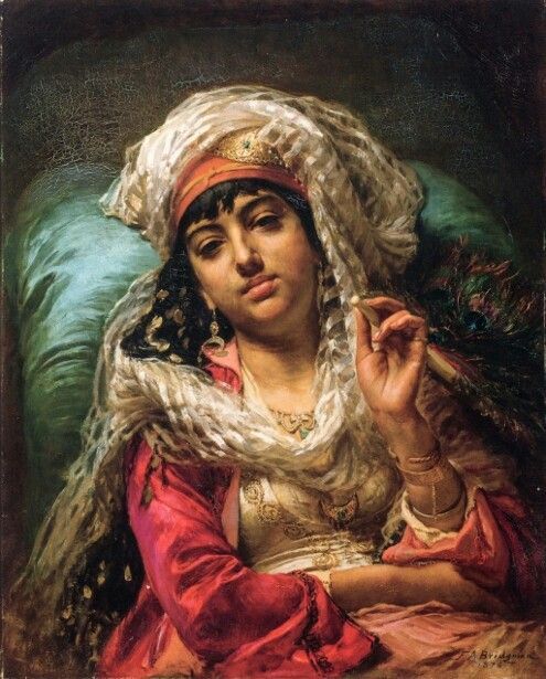 lesfressange:                                 Atelier de Lesfressange (Series XVII) 1. Femme de  Algérie    by Frederick Arthur Bridgman 2.  Young Turkish Woman Theodoros Ralli - 1879  3.  The Woman from Constantinople,