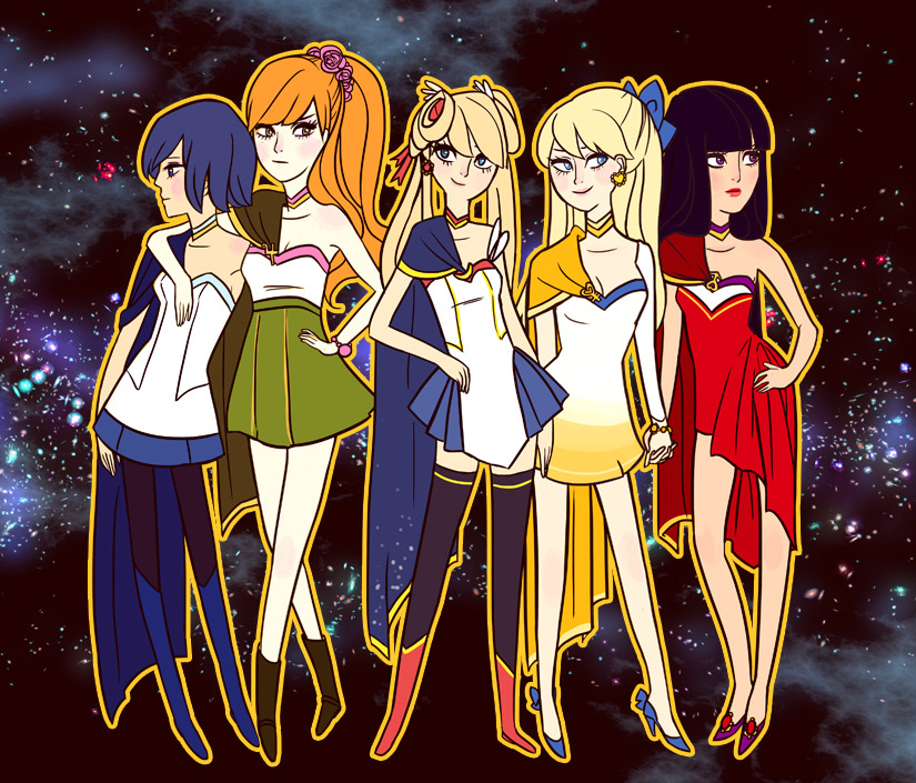 leafette:
“ Galaxy’s Finest Ladies by *ennemme
”
I see these sailor moon redesigns are popular again. Warms my heart when I see a spike on the activity page.