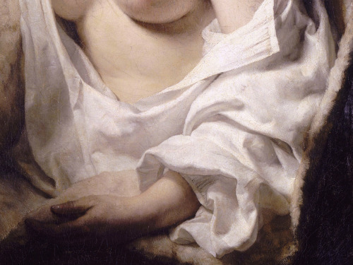 v-ersacrum:Willem Drost, Bathsheba with David’s Letter (details), 1654