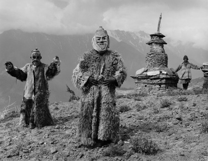 anachoretique:  Ritual Dancers, Limitang, Humla, Nepal 1985Gelatin-silver print11 x 14 inchesCourtes