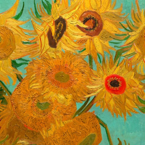 overdose-art:Art History Meme : [2/6] Themes in Van Gogh’s work Still Life, FlowersIrises (1889)Bask