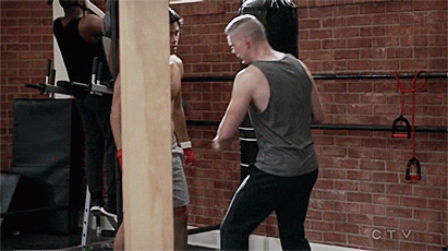 cinemagaygifs:  David Lim & Russell Tovey - Quantico 
