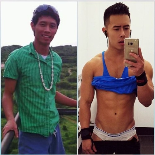 ivanxlavender: nanrensg:@keithietru He worked out very hard to transform into a muscled heartthrob! 