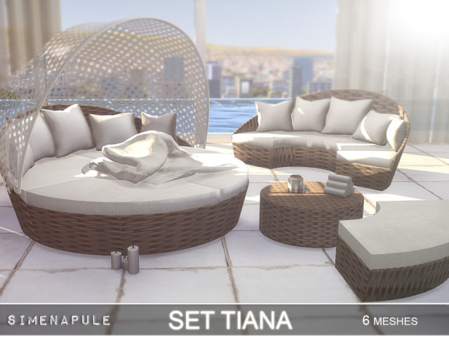 The Sims CC Tester - Tiana Set