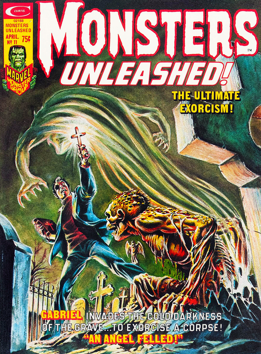 MONSTERS UNLEASHED! #11 (1975) Cover Art by Frank Brunner