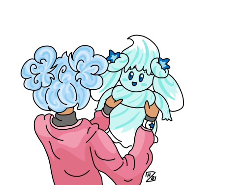 A Drawing I Did For A Fan Fiction I Didnt End Up Writing. It Was About A Glarian Who Fell Into Hisui