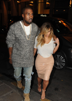 Bap-E:  Kimkardashianfashionstyle: September 30, 2013 - Kim And Kanye Out For Dinner