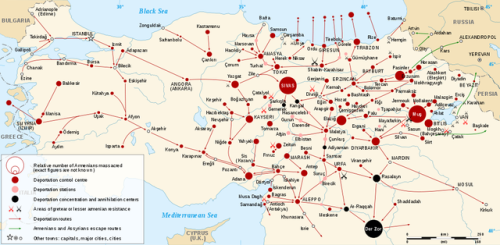 kulampara: Massacre sites, concentration camps & death march routes during Armenian Genocide 191