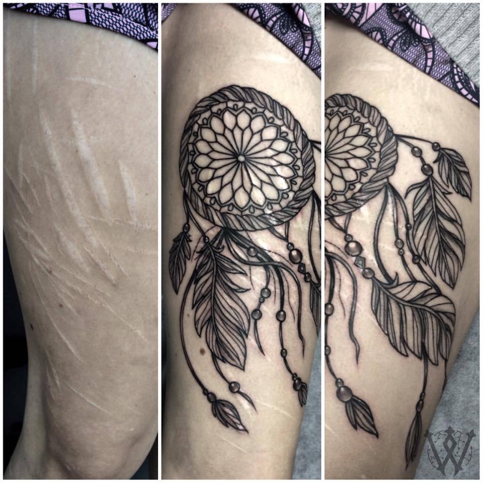 Good News Tattoo Artist Covers Up Women S Self Harm Scars good news tattoo artist covers up