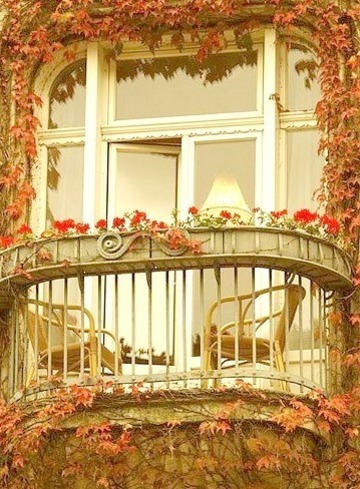 Ivy Balcony, Paris, France