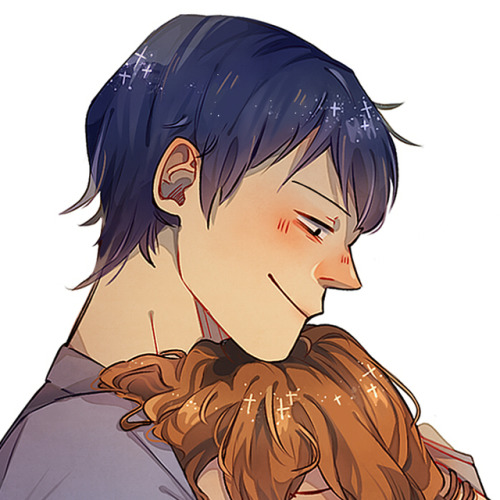 sutefudraws:dragon &amp; tiger + matching icons for you and your bae 