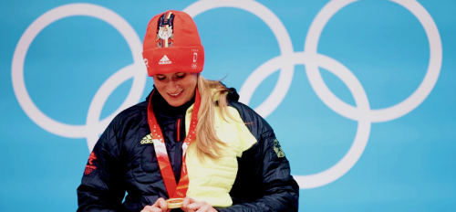 olympicsdaily: Natalie Geisenberger and Anna Berreiter of Team Germany celebrate winning gold and si