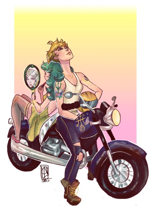 projectnelm:Michiru and Haruka.Planet princesses.