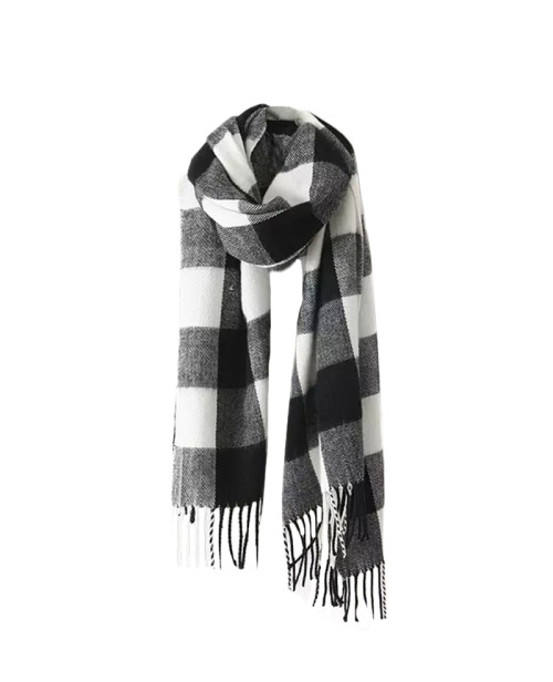 ❁Shopping Blog❁  Checkered tassel winter scarf now 50% off!! Free delivery worldwide!