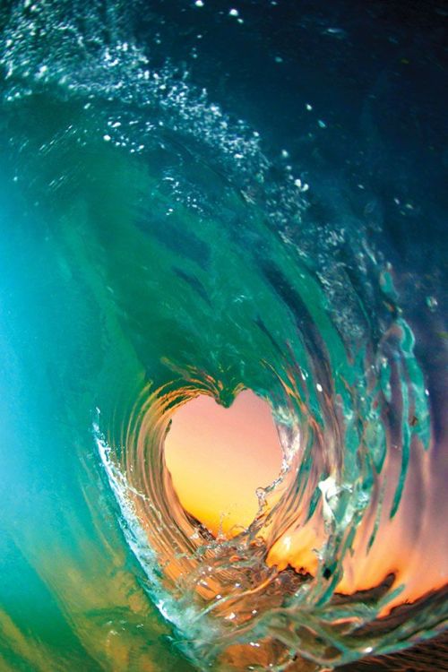 waterfallslove:&ldquo;Heart&rdquo; by Clark Lit nature love