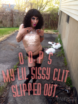 My name is Swishy Nicky I'm a sissy Fag