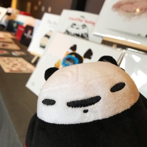Panda here at @winglukemuseum for #ShopORama. Panda have cards, books, stickers, and very handsome 