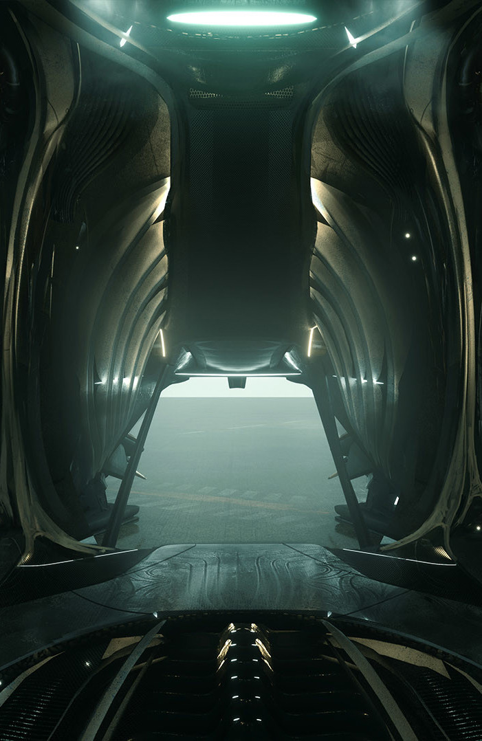 cyberclays:   Star Citizen:   Banu Defender Interiors -    Jan Urschel More work