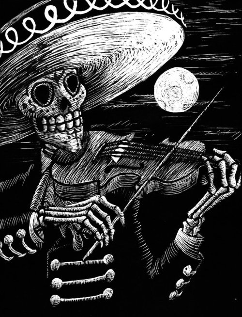 hope-and-many-miles-to-go:  Dia de los muertos by jonc20