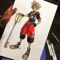 nikolasdraperivey:  “Maybe some things are that simple….”  I wasn’t going to do Sora (well, Sky in this case) but A LOT of people requested it.  I’ll upload the scan version with the others later on.