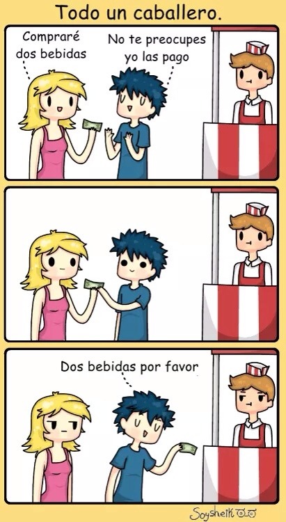 fierecilla-domada:siempresarcastico:  —Entonces yo soy todo un caballero. —Vean