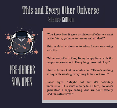 finwritesthings: P(RE)-ORDERS FOR TEOU: SHANCE EDITION ARE NOW OPENThis is a preview of my piece for