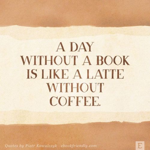 A day without a book… ☕️More