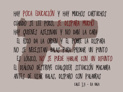  La bala -Calle 13 