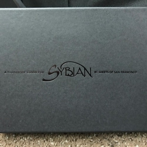 The box says it all:A fluidproof cover for Sybian by Sheets of San Francisco @sheetsosf #lube #squir