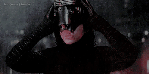 hardyness: Kylo Ren + Removing his mask “So I destroyed him. But such a small, insignificant r