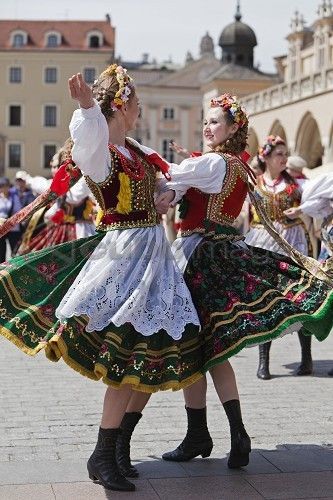 Traditional mexican dancer dress costume