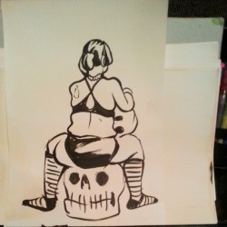 Dr. Sketchy’s is my favorite. Boston chapter.  #drsketchys