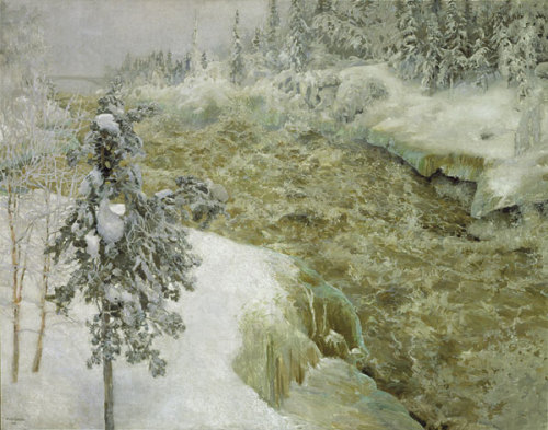 Imatra in Winter, 1893, Akseli Gallen-Kallela