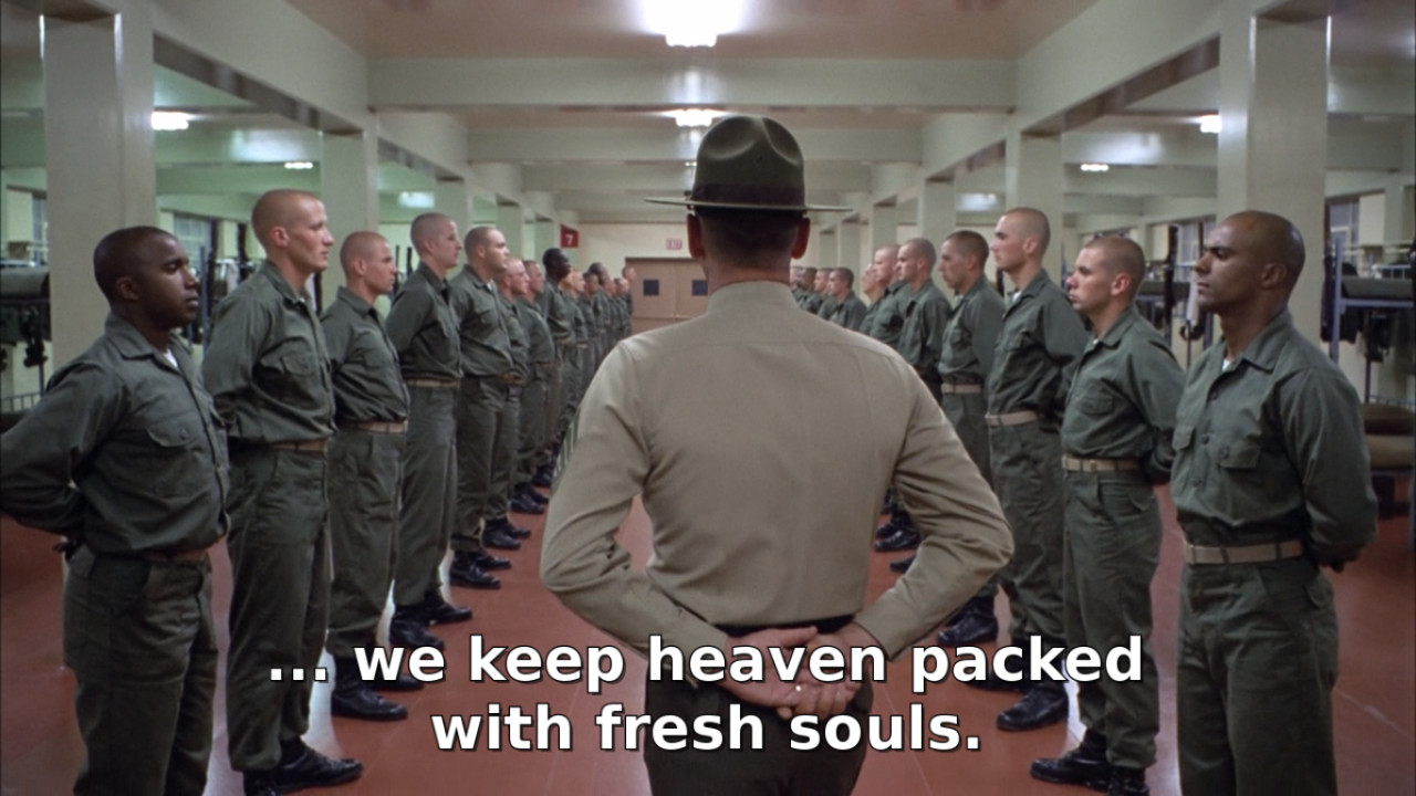 beambox:  Full Metal Jacket, Stanley Kubrick (1987) 