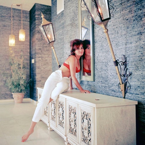 Joyce Nizzari / Playboy’s Playmate of the Month, December 1958 / photo by Bunny Yeager.