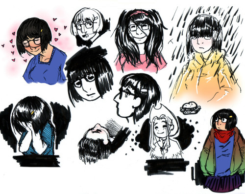spider-in-a-tupperware:  This time tried to draw Tina.. it didn’t come out very well.. ;c
