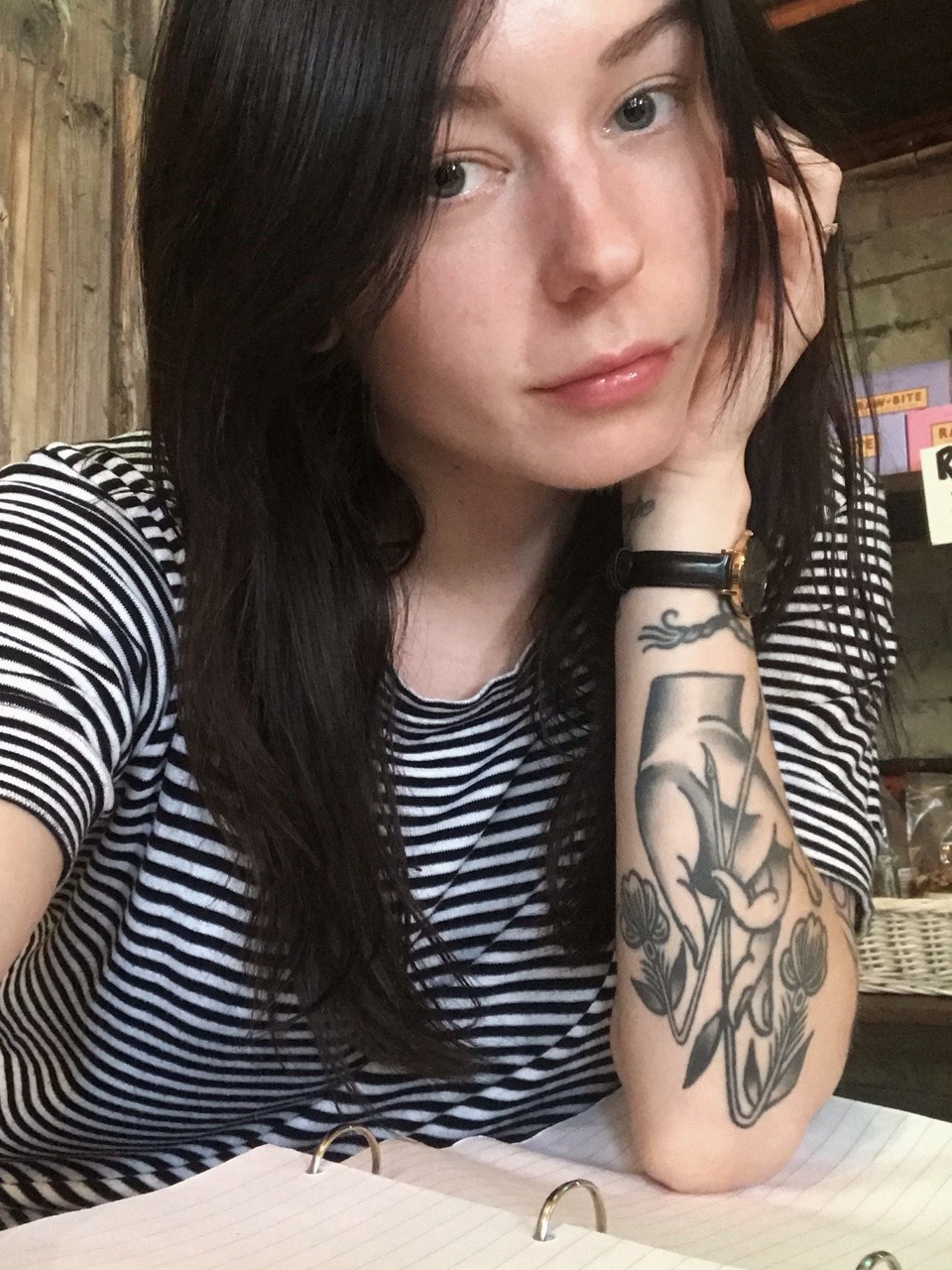 carpe-noctvm:  Went to my local coffee place to drink coffee and write (and take