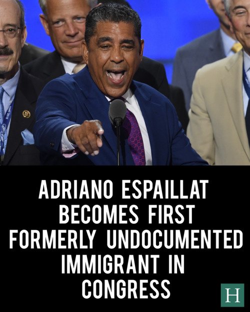 counterpunches: hanorganaas:huffingtonpost:He’s also the first Dominican-American congressman 