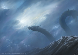 dailydragons:  Tempest by LeviaDracona (website